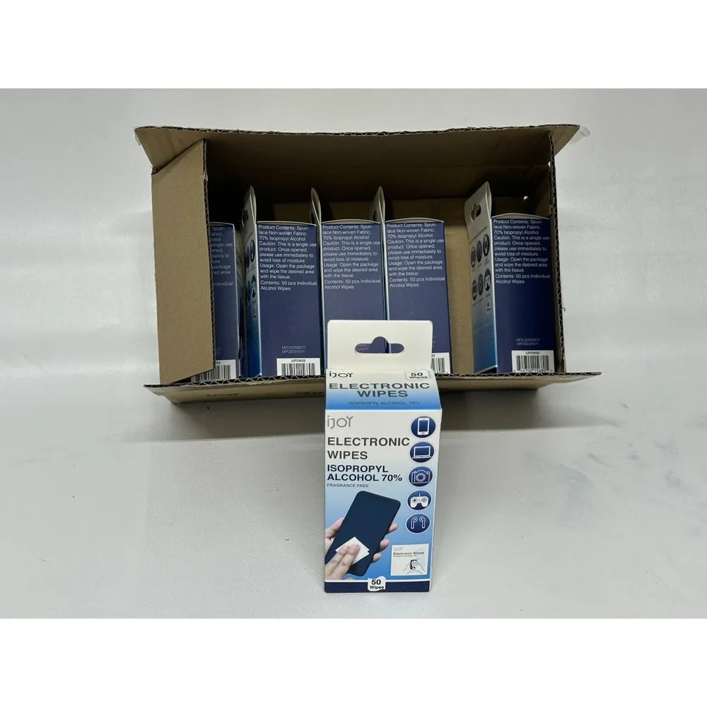 IJOY Electronic Cleaning Wipes - 10 Packs (50 wipes per pack) exp 05/11/2023